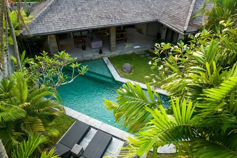 Tropical villa with a private pool